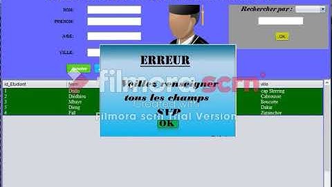 Gestion simple des Étudiants en java