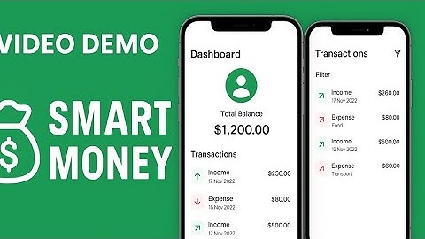 Demo Aplikasi SmartMoney | Tugas UTS Pengembangan Aplikasi Flutter | Pemrograman Berbasis Mobile