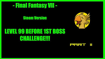 FFVII level 99 Challenge Part 11