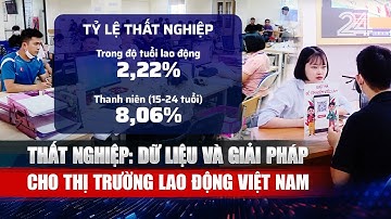 Thất nghiệp: Dữ liệu và giải pháp cho thị trường lao động Việt Nam | VTV24