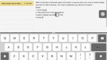 How to install display recorder for iOS 8
