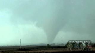 April 9th, 2012 Woodward, Oklahoma Tornado and Large Hail