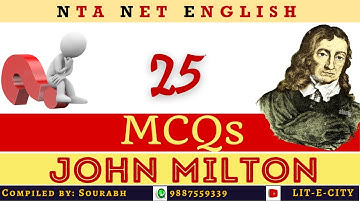 UGC/NTA NET English - Advanced MCQs on John Milton