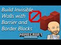 Build invisible walls with barrier and border blocks   minecraft education edition