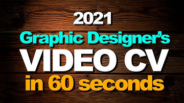 Video Resume for Graphic Designer - Video CV 2021 (60 Seconds Video CV)