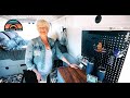 Solo Van Life After Retirement - Her Beautiful Tiny House On Wheels