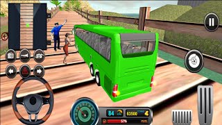 Uphill Offroad Bus Driving Simulator - Unlocked New Bus - Android Gameplay screenshot 5