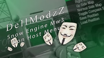 DellModzZ |  MW3 Snow Engine Non Host Menu + Download