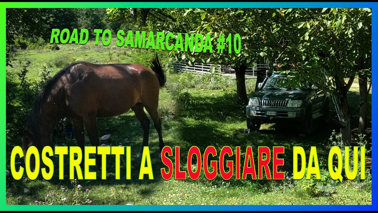 Ci tocca passare una NOTTE al CIMITERO 👻 GEORGIA 🇬🇪 in FUORISTRADA CAMPERIZZATO  e TENDA da TETTO