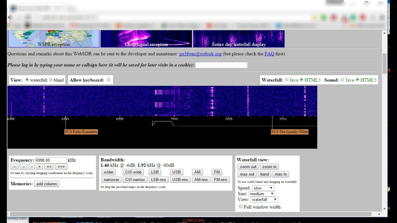 6998 Khz USB Russian Buzzer,using SDR UVB76 YouTube