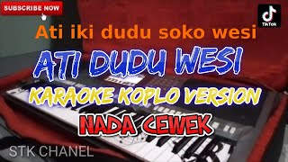 ATI DUDU WESI NADA CEWEK KARAOKE DANGDUT KOPLO STK CHANEL