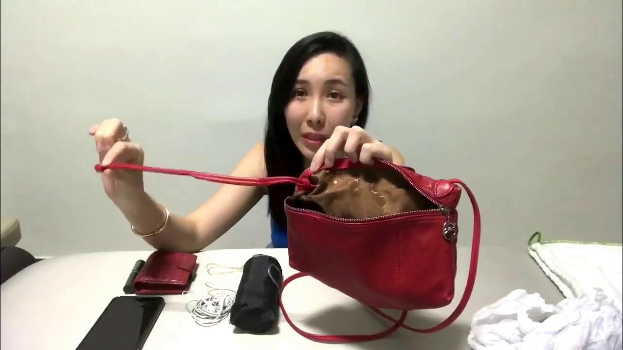 Longchamp Le Pliage Cuir Mini Crossbody Bag 珑骧小羊皮折叠包