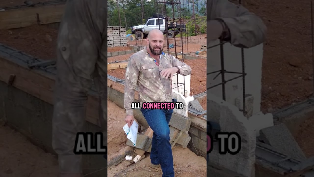 Metal base with block walls - Excerpt From: My Dream Shop Build Pt. 2