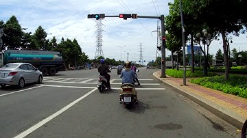 Đi từ Vòng Xoay Cửa Lắp vào Trung Tâm Thành Phố Vũng Tàu | 1/2 | Vung Tau City Tour 2017