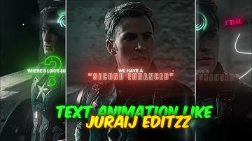 Text Animation Like Ae In Alight Motion Z Like  @juraijeditzz  | | brufen_am |(Xml+Preset)