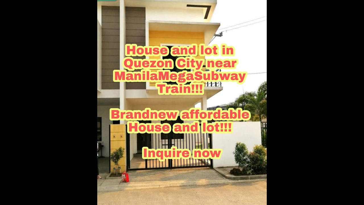 Affordable and Accessible House & Lot near the future MegaManila Subway| Mindanao Ave. | QUEZON CITY