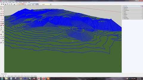 Building Terrain from Contours using the Sandbox tool Part 1