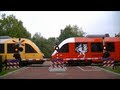 Spoorwegovergang Hengelo Gezondheidspark // Dutch railroad crossing