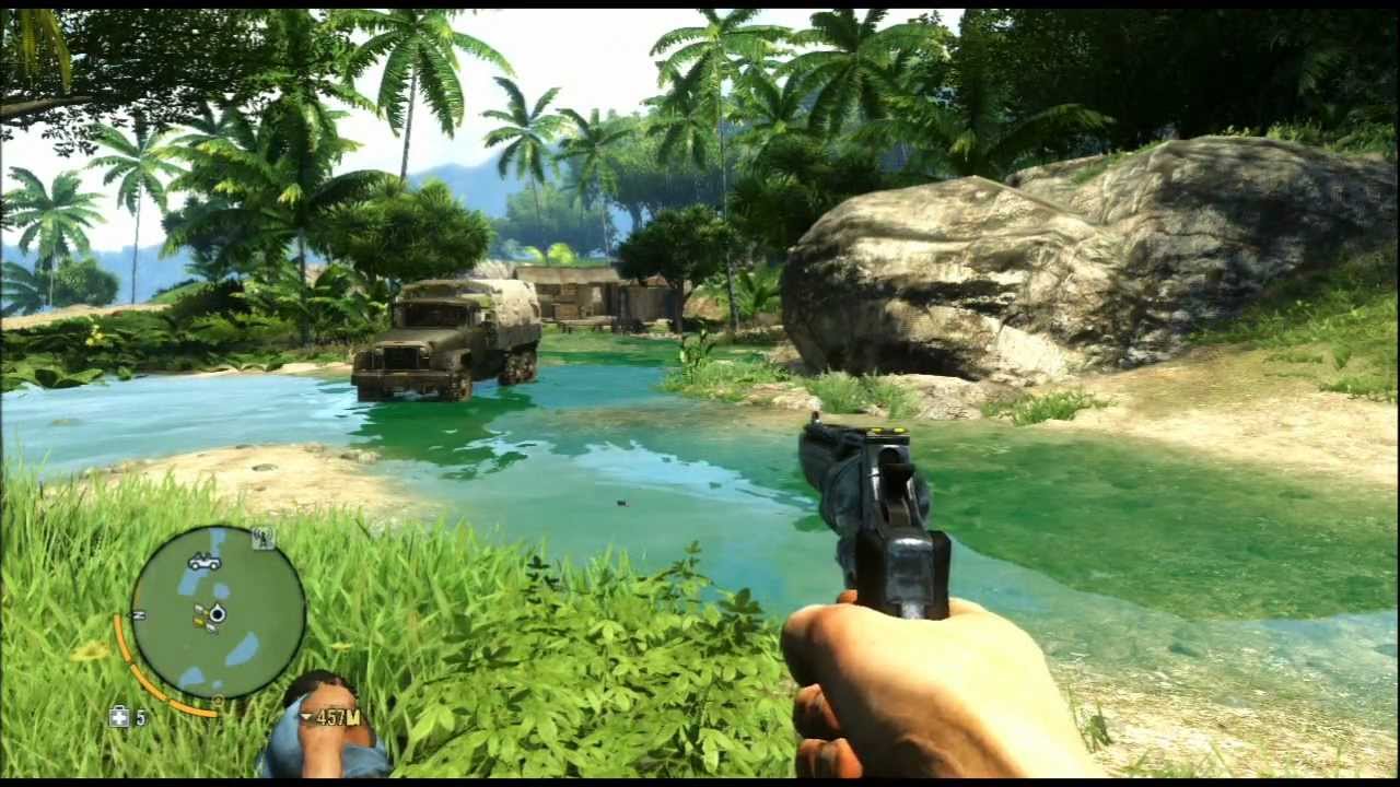 Far Cry 3 Ps3 Gameplay Hunting Driving Gathering Crafting Combat And Death Youtube