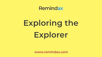 Exploring the Explorer of Remindax 1/2