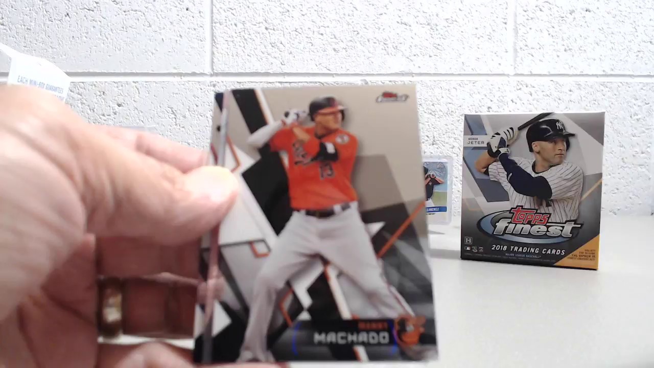 2018 Topps Finest Hobby Box #1 **Orange Wave Auto!**