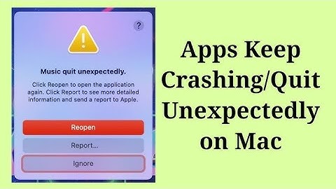 Apps Keeps Crashing On macOS Sequoia
