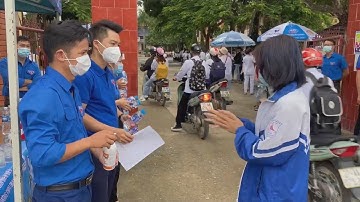 ĐIỆN BIÊN - HUYỆN ĐOÀN ĐIỆN BIÊN TIẾP SỨC MÙA THI CHO SĨ TỬ