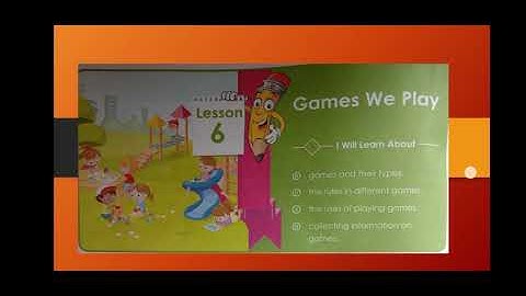 Evs Class 2 Lesson no 6 Games We play (Part 2)