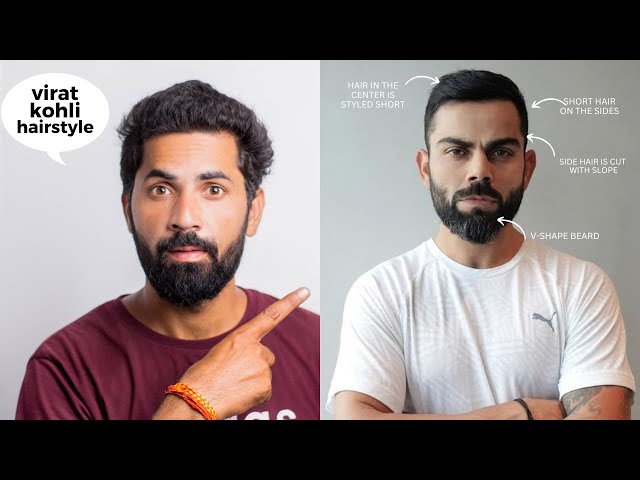 Hairstyle Like Virat Kohli 2020 | Beard N Hairstyle - YouTube