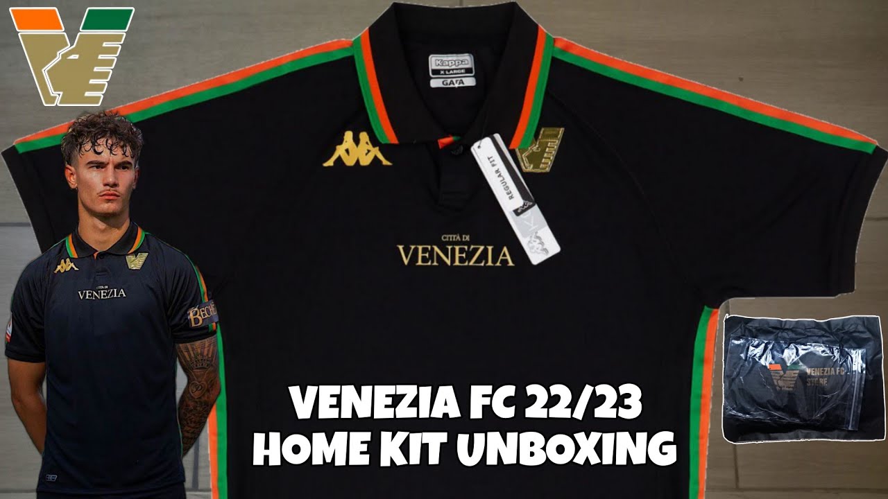 Venezia FC 22/23 Home Kit Unboxing  Best Football Kit Ever ?? 