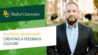 Postdoc Workshop: "Creating a Feedback Culture"