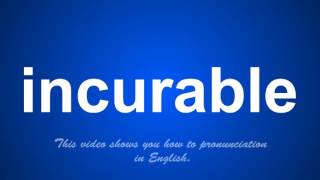 the correct pronunciation of incurring in English