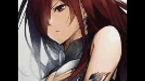 Erza Scarlet Pixel Art