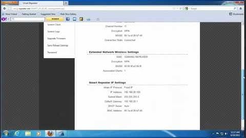 Procedure on how to set up Smart Repeater AP WR NET 006 LO using Windows 7