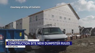 New dumpster rules in Gallatin