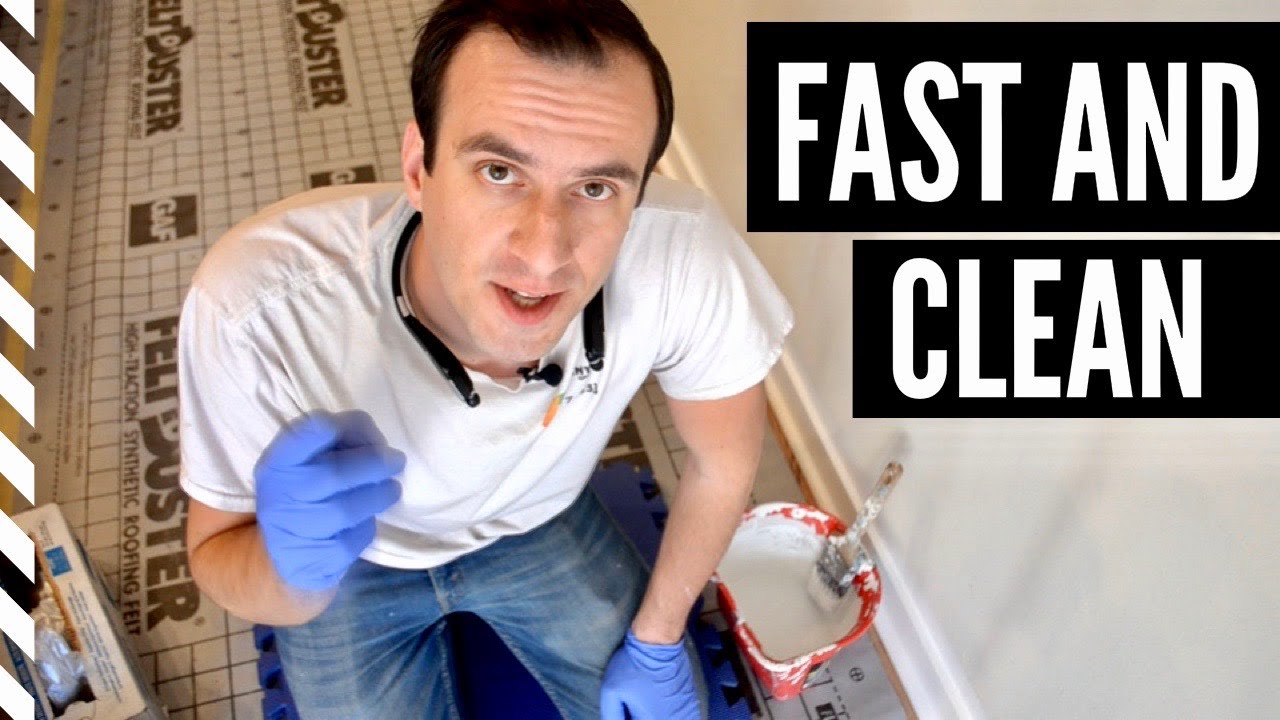 How to PAINT baseboards with hardwood floors YouTube