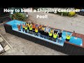 How to build a Shipping Container Pool!