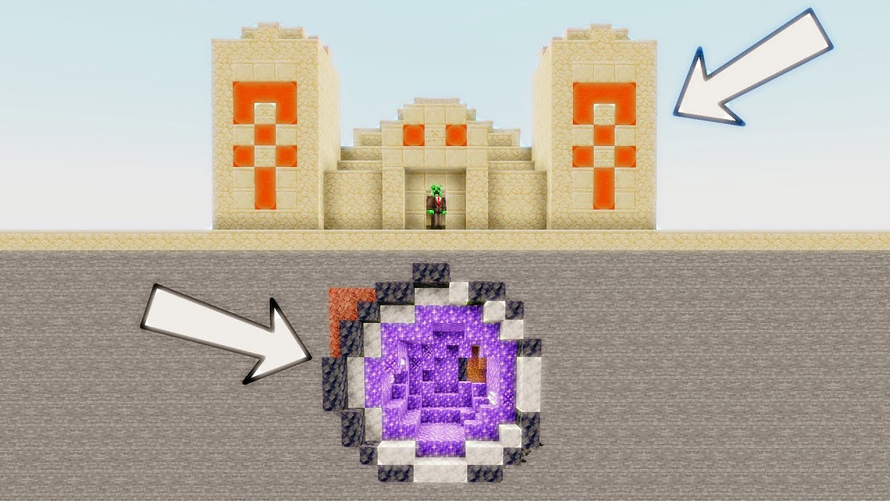 Amethyst Geode x 2 and DESERT TEMPLE SPAWN seed! Best Minecraft 1.17
