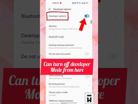 android phone hidden feature | Developer mode On/Off kaise kare | enable Developer mode #technology