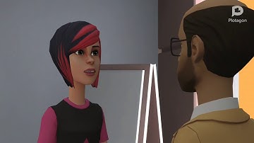 Lizzie is got a New Work Jobs (On Plotagon)