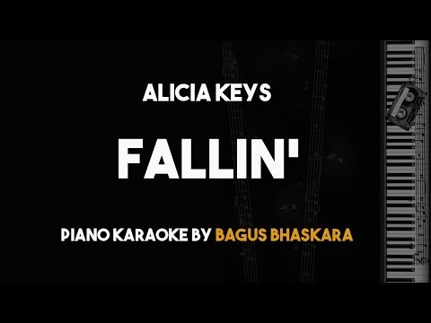 Fallin - Alicia Keys (Piano Karaoke with Lyrics)