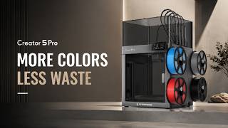 Flashforge Creator 5 Pro: More Colors, Less Waste, More Possibilities