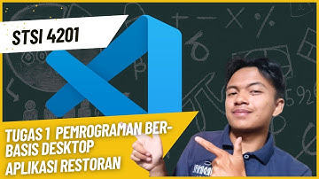 Tugas 1 Pemrograman Berbasis Desktop | Aplikasi Restoran Sederhana Java 