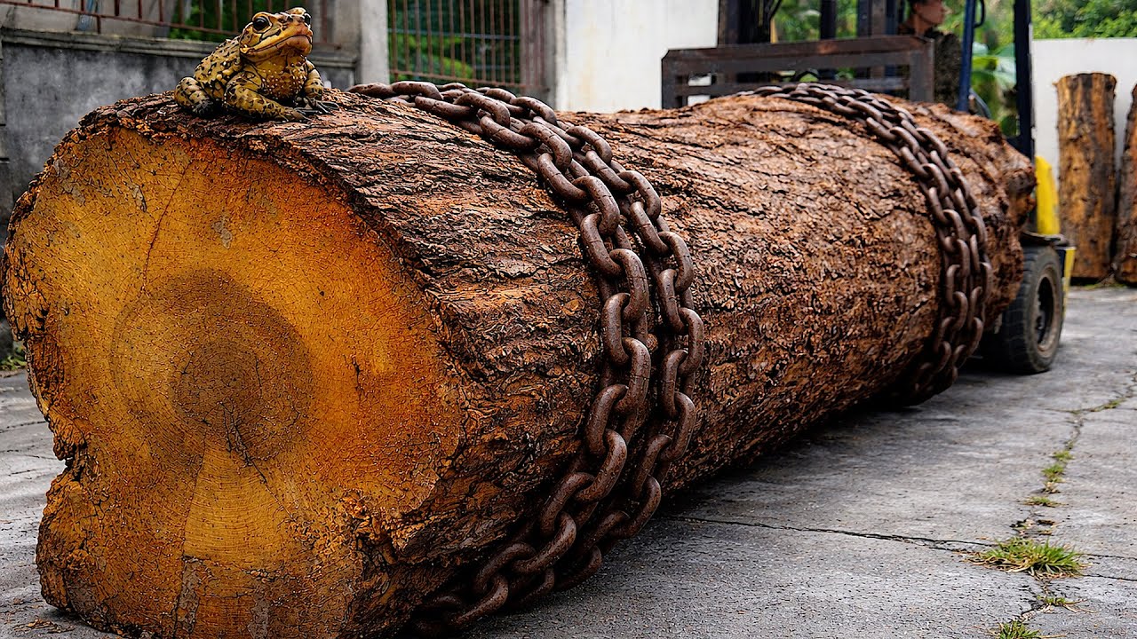 From a 200-year-old dead tree trunk to a portable garden table with a coconut leaf canopy | DIY