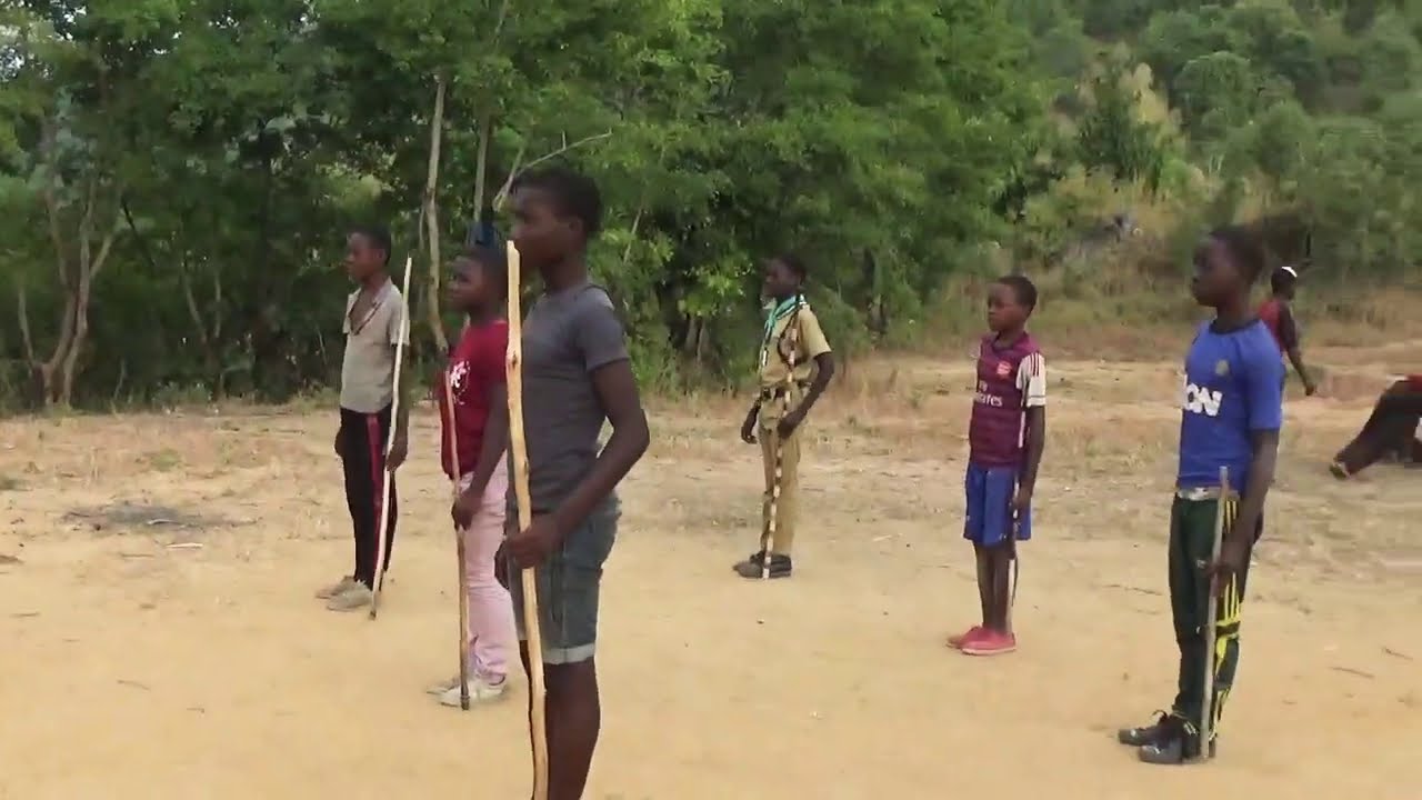 Scout Jifunze Gwaride ( Scout Parade training )