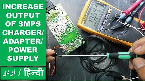 #84 How to Increase Output of any SMPS charger or Adapter Urdu / Hindi