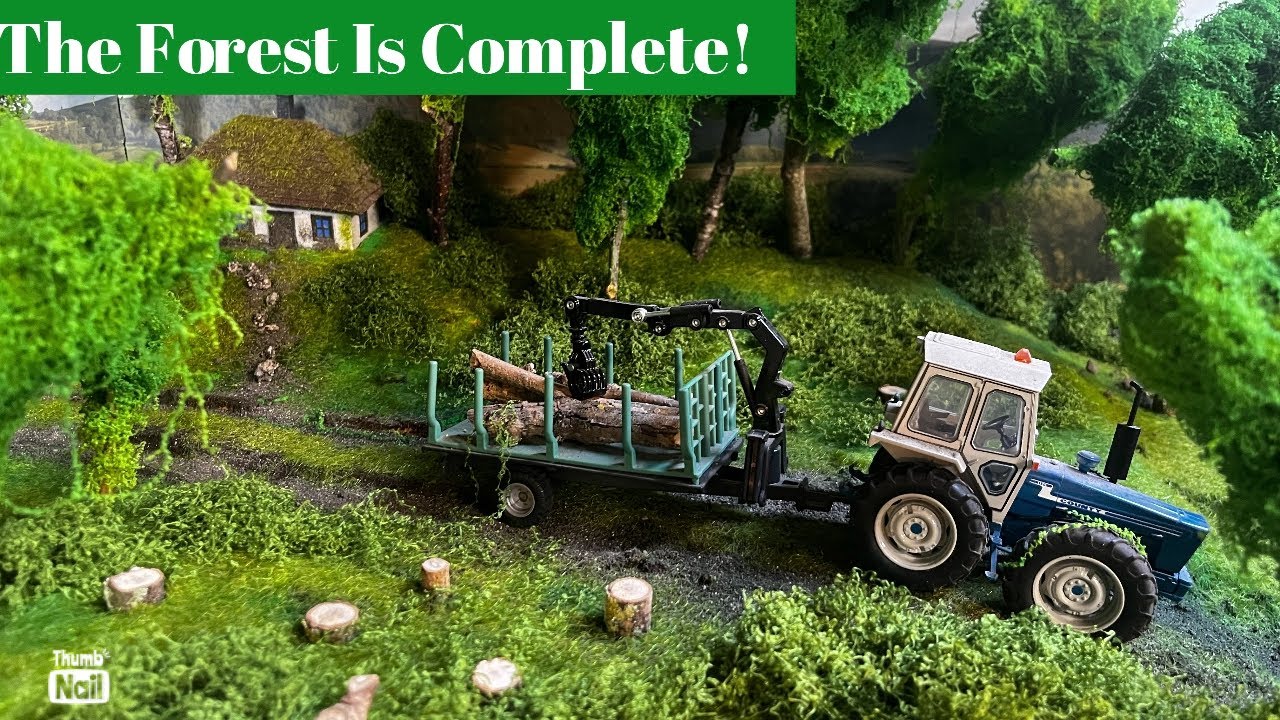 Big Progress On The Farm - How To Build Realistic Forest - The Big 1/32 ...