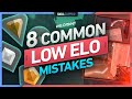 8 Most COMMON Low ELO MISTAKES & How to FIX THEM - Valorant Tips, Tricks, & Guides