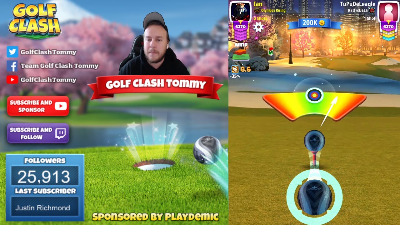 Golf Clash tips, Playthrough, Hole 1-9 - EXPERT - TOURNAMENT WIND! Festive Cup Tournament! tutorialspoint