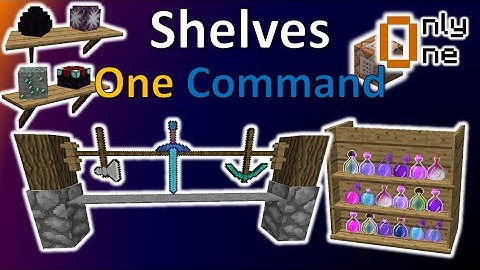 Shelves | One Command Creation | TheBalliBoys